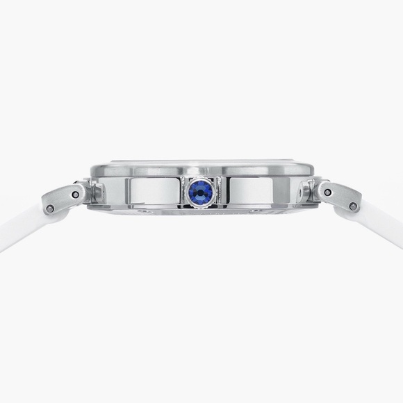 PORSAMO BLEU women’s DahliaSilicone StrapWatch, 34mmColor: Silver-White - Picture 3 of 5